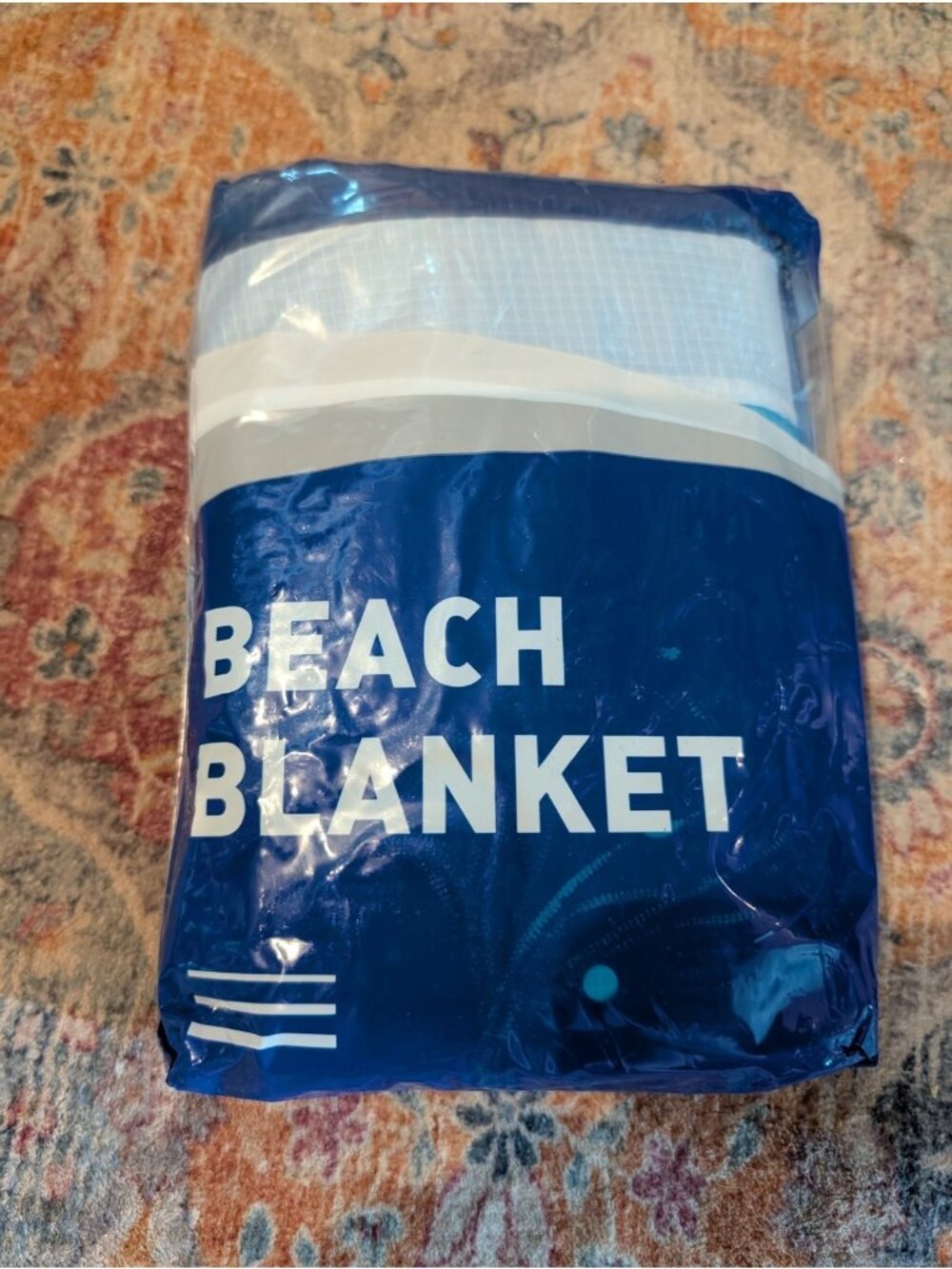 NEW! AISPARKY Beach Blanket 78" X 81" Waterproof Quick Drying Beach Mat -142